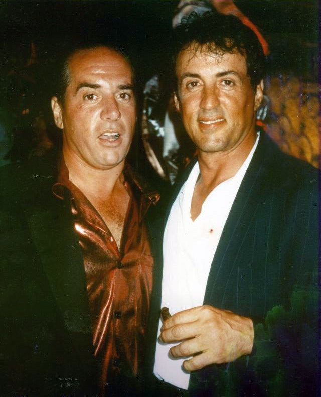 Tommy with Sylvester Stallone