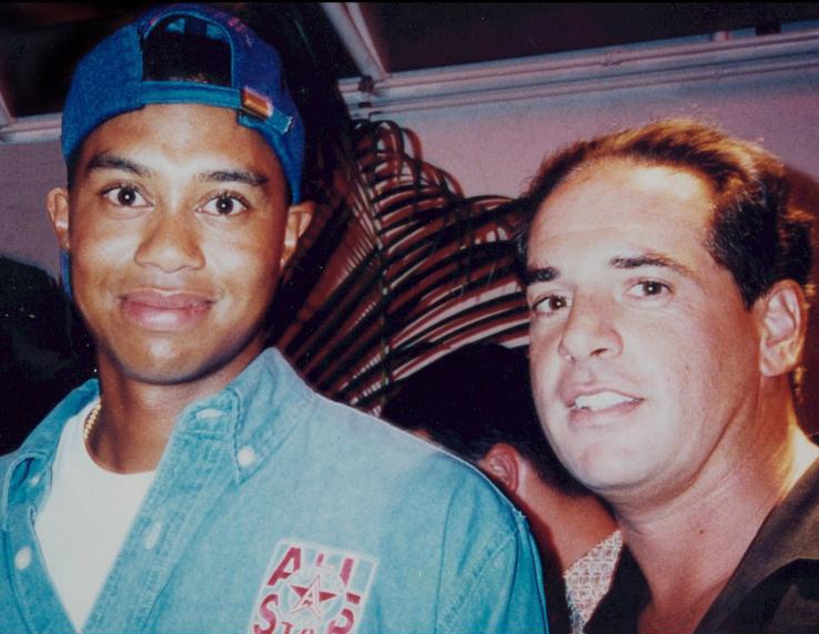 Tommy with Tiger Woods